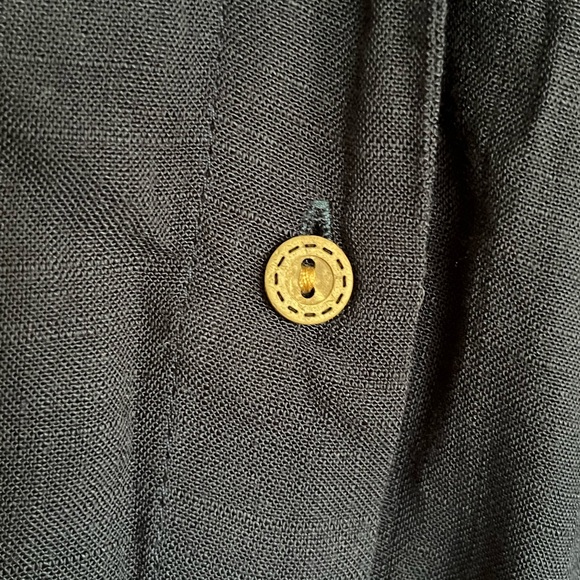 🇨🇦 NWT DKR navy button up tunic - Picture 4 of 7